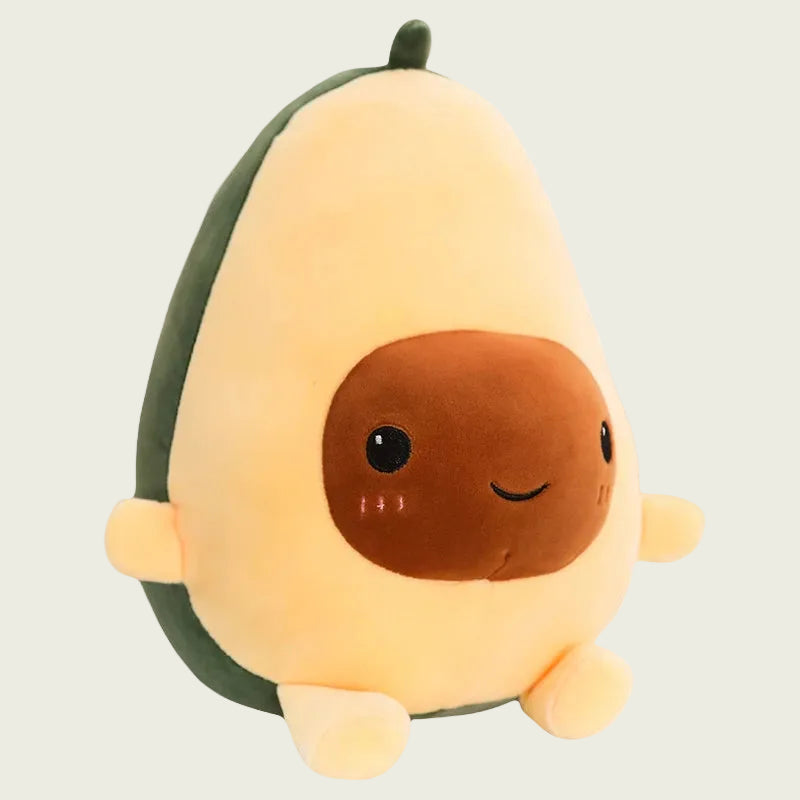 Smiling Halved Avocado Plushie