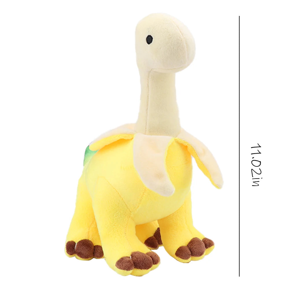 Brontosaurus in a Peeled Banana Costume Plushie