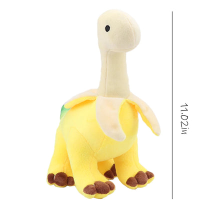 Brontosaurus in a Peeled Banana Costume Plushie