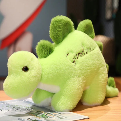 Lime Green Baby Stegosaurus Stuffed Animal