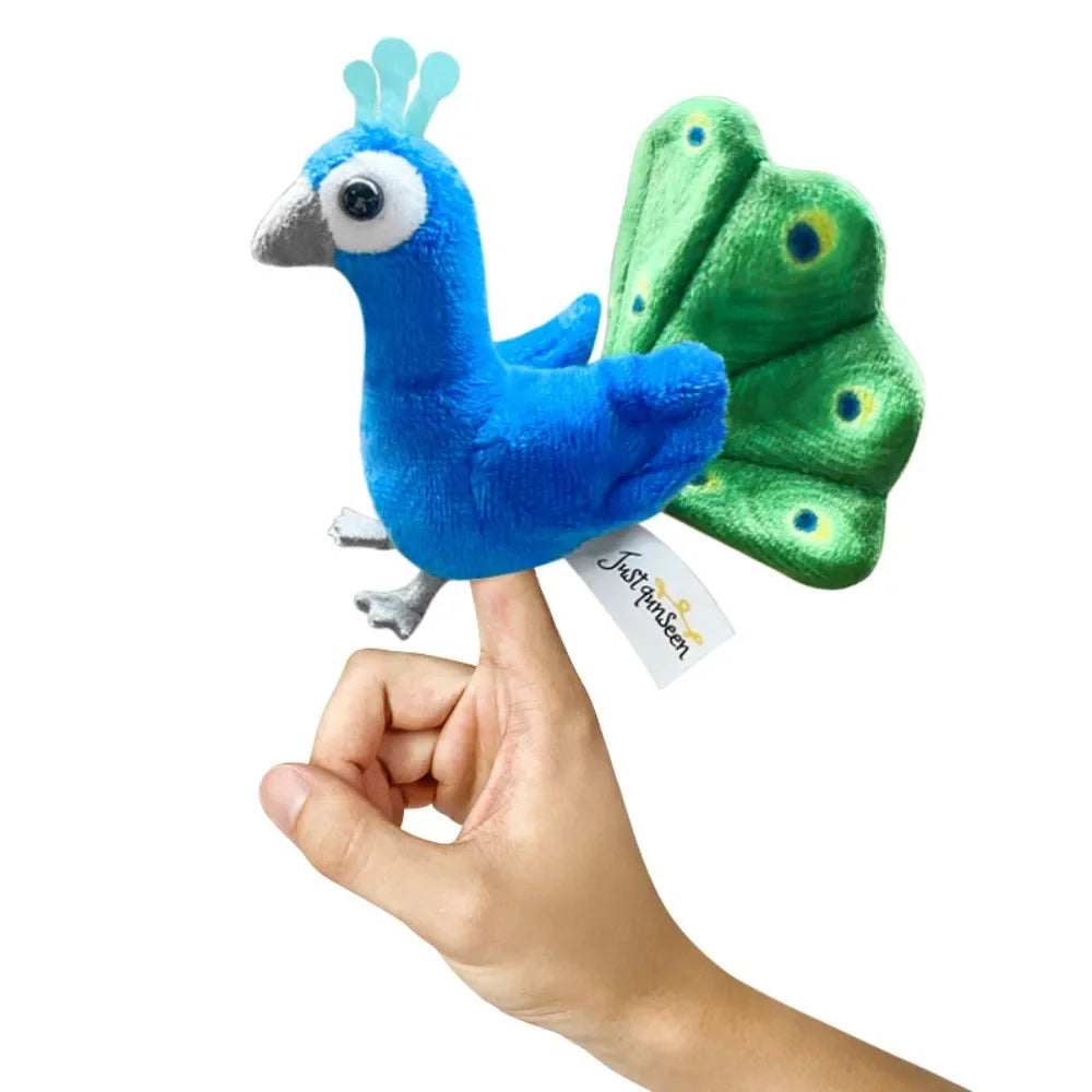 Peacock Sea & Sky Finger Puppet
