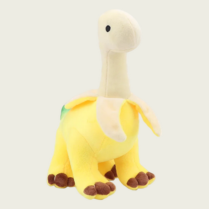 Brontosaurus in a Peeled Banana Costume Plushie