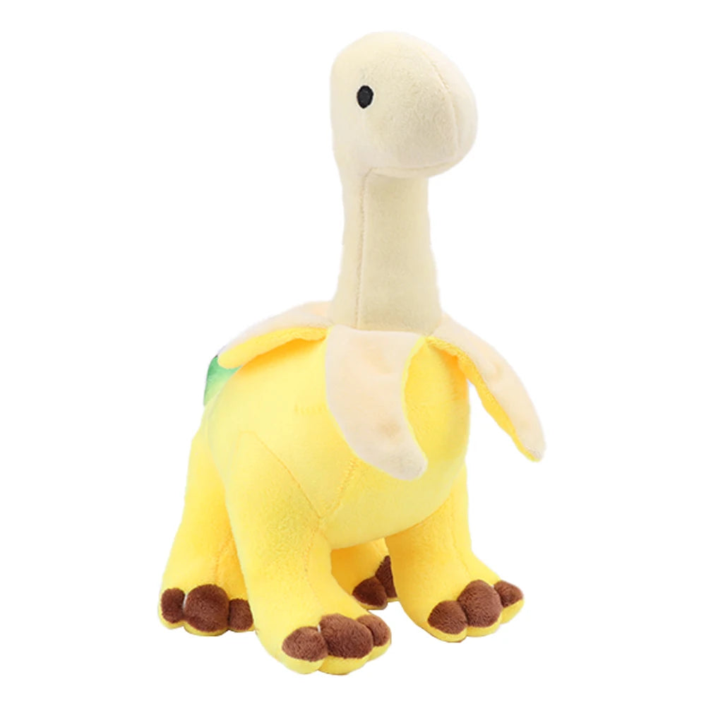 Brontosaurus in a Peeled Banana Costume Plushie