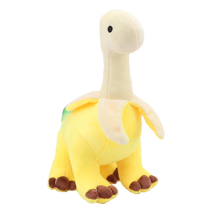 Brontosaurus in a Peeled Banana Costume Plushie