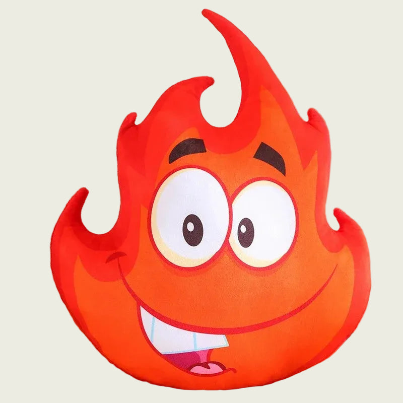 Cartoon Flame Plushie