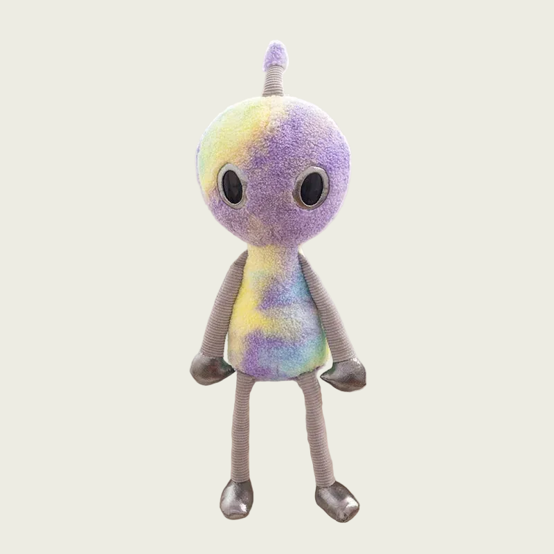 Purple-Pastel Alien Plushie Doll