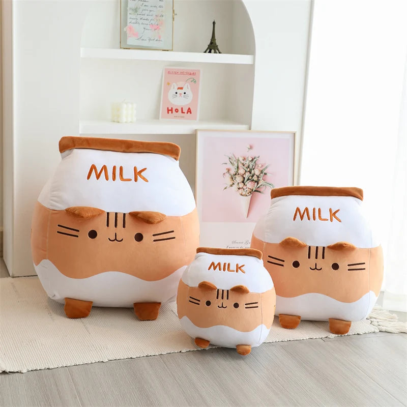 Milk Bottle Cat Plush