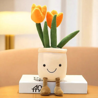 Tulip Potted Plant Plushie