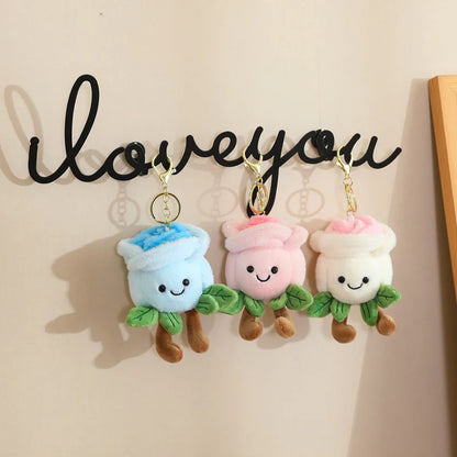 Rosebud Plushie Keychain