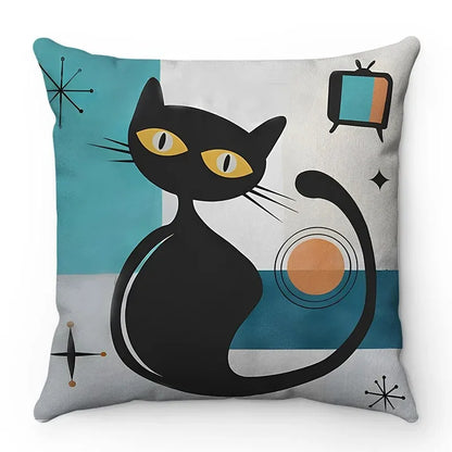 Trendy Cat Life Plush Pillow Case