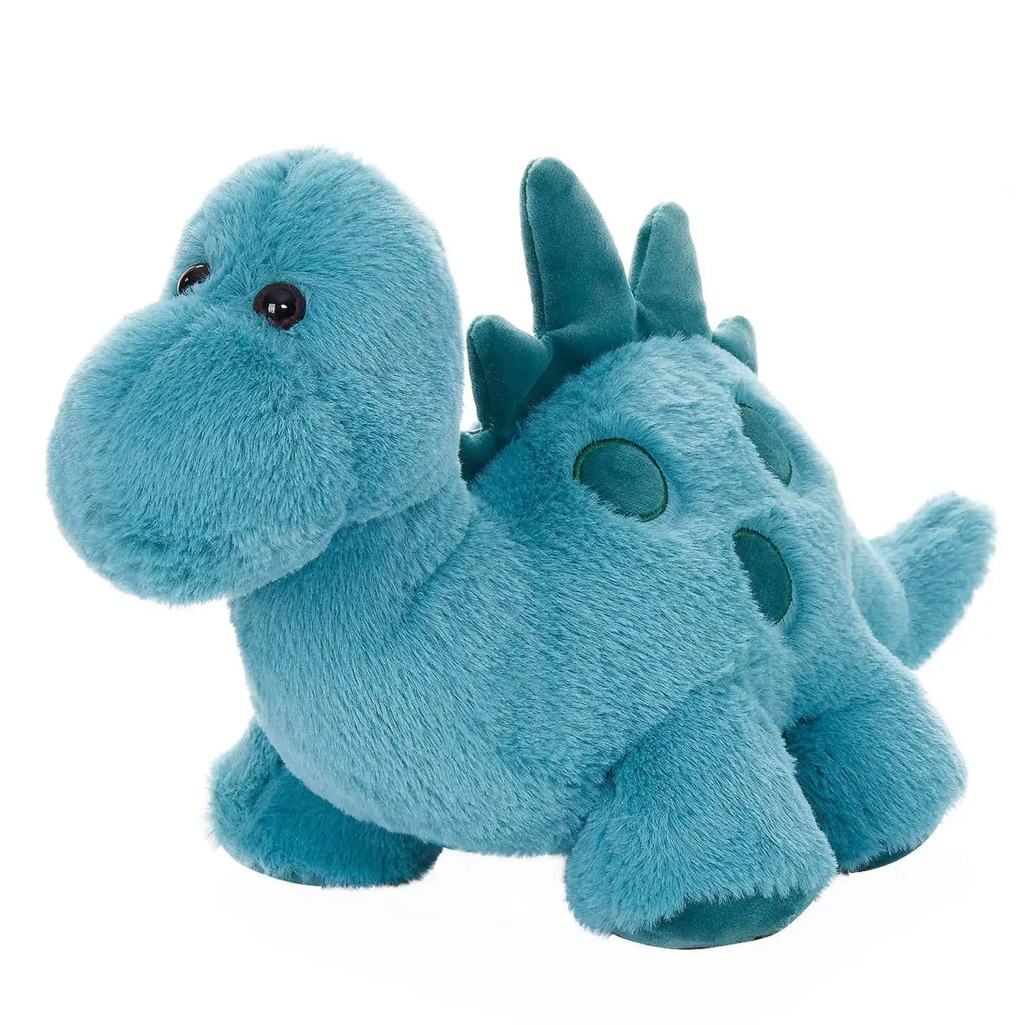 Baby Blue Spotted Stegosaurus Plushie Stuffed Animal