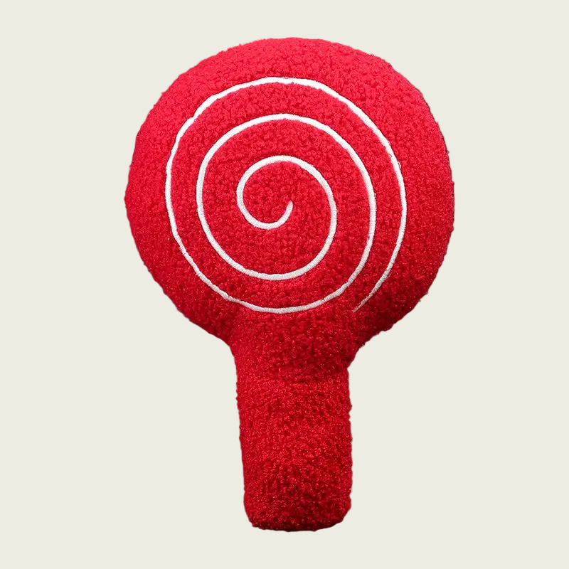 Peppermint Lollipop Plush Pillow