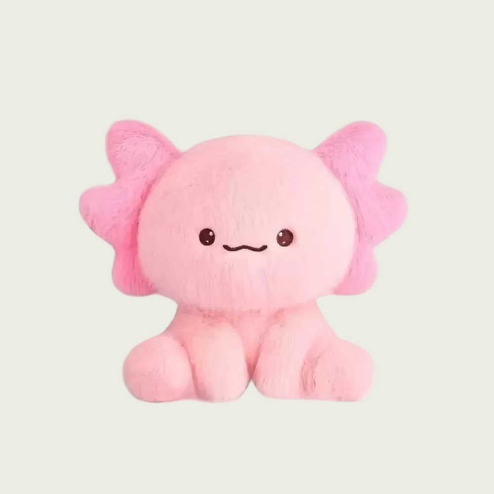 Baby Axolotl Sitting Up