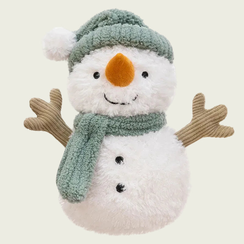 Smiling Winter Snowman Plushie