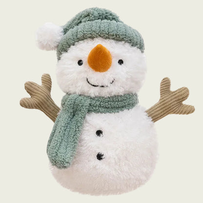 Smiling Winter Snowman Plushie