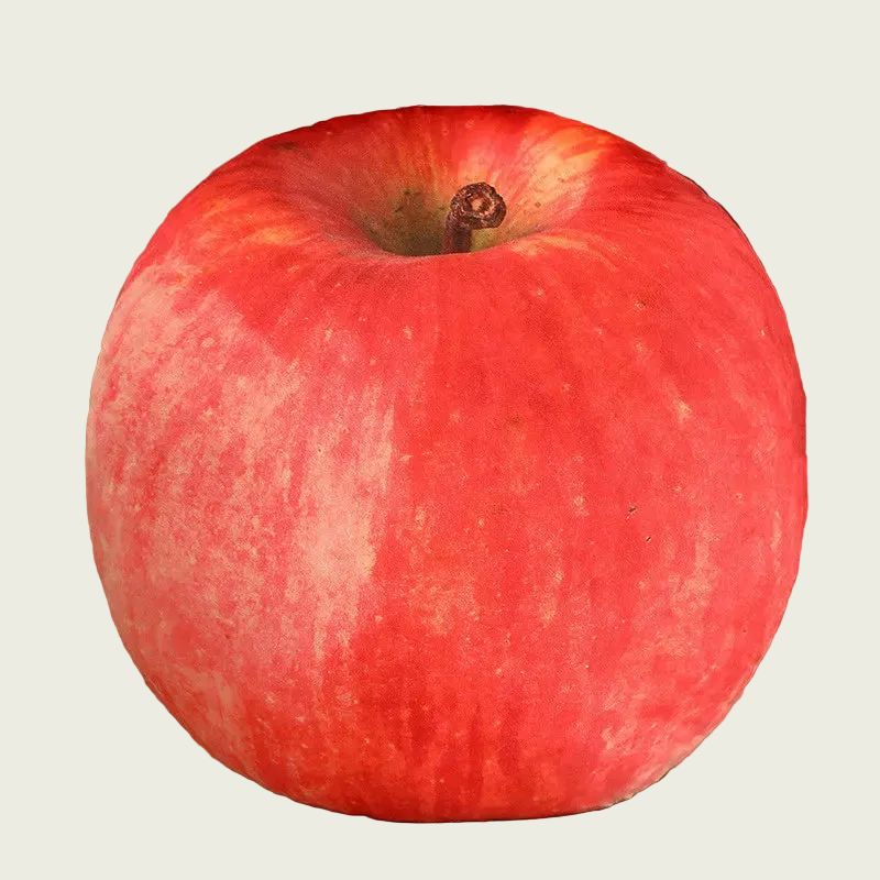Apple Printed Fruit Plush Cushion