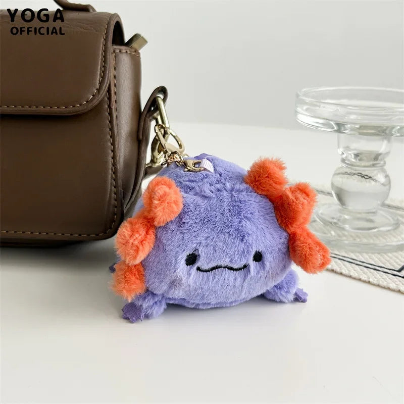 Axolotl Plushie Keychain