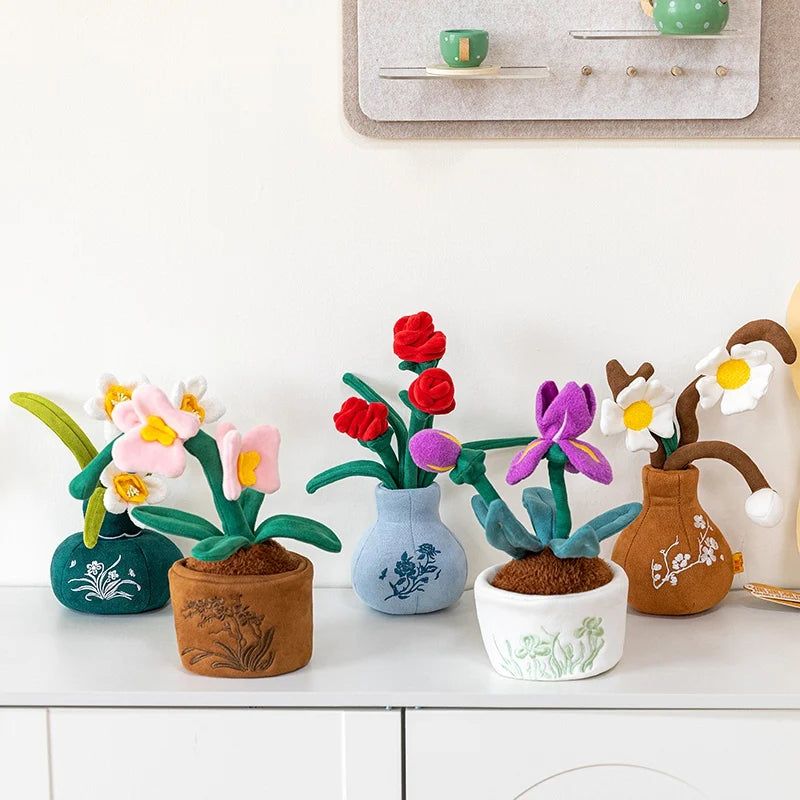 Daisy in Teal Vase