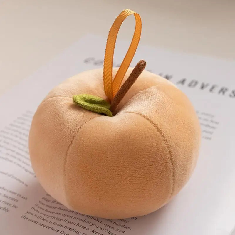 Mini Apple Plush Christmas Ornament