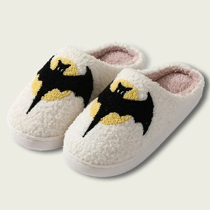 Bat Moon Plush Slippers