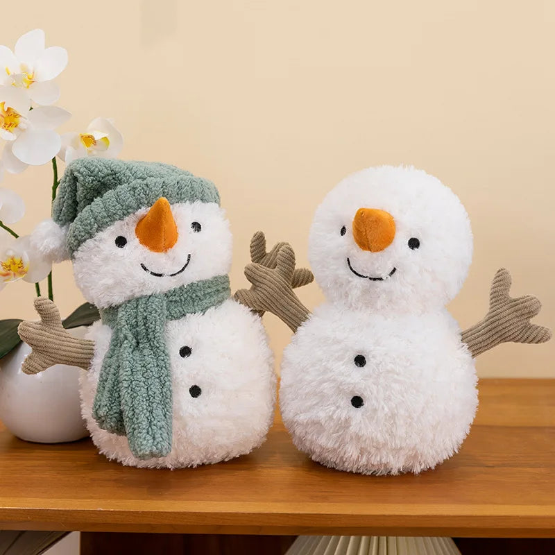 Smiling Winter Snowman Plushie