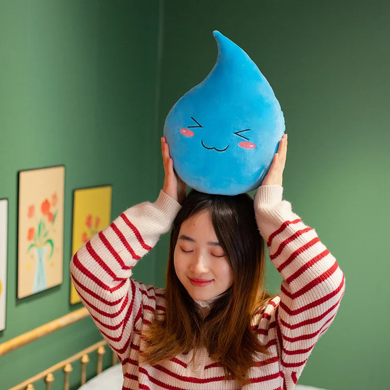 Smiling Water Drop Plushie