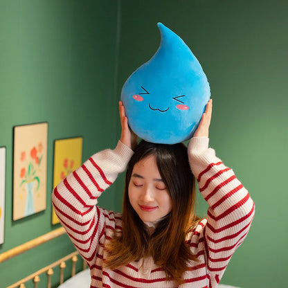 Smiling Water Drop Plushie
