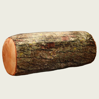 Red Maple Tree Wooden Log Plush