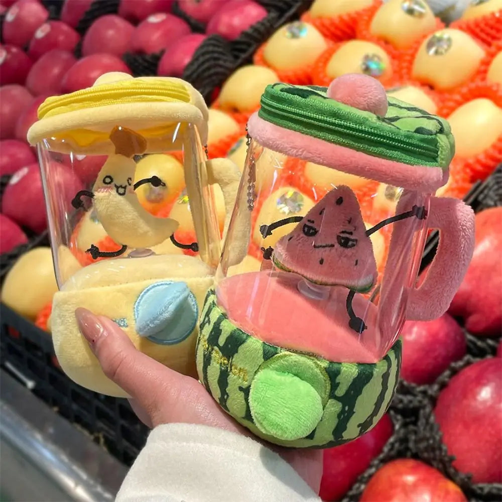 Banana Plush Smoothie Blender with Drawstring Cord