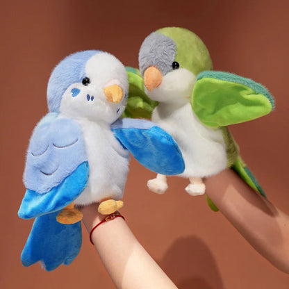 Yellow Budgerigar Hand Puppet