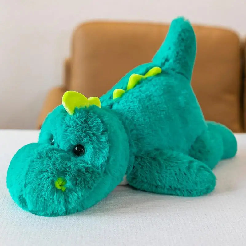 Weighted Teal Stegosaurus Dinosaur Stuffed Animal Plush Toy