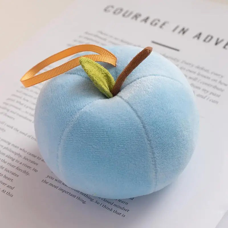 Mini Apple Plush Christmas Ornament