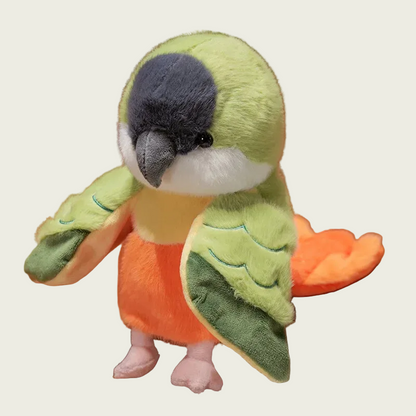 Orange Budgerigar Hand Puppet