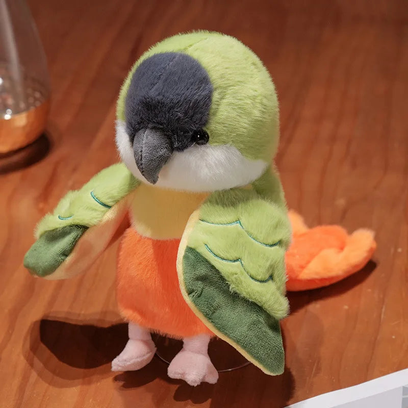 Orange Budgerigar Hand Puppet