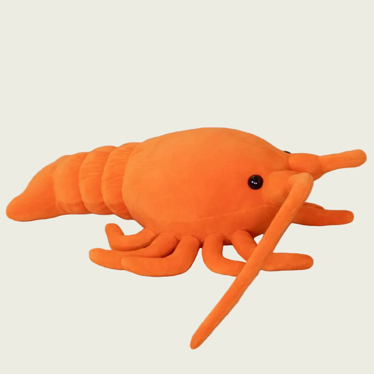 Orange Crawfish Plush Toy