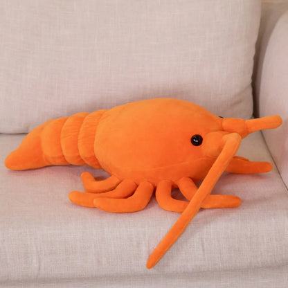 Orange Crawfish Plush Toy
