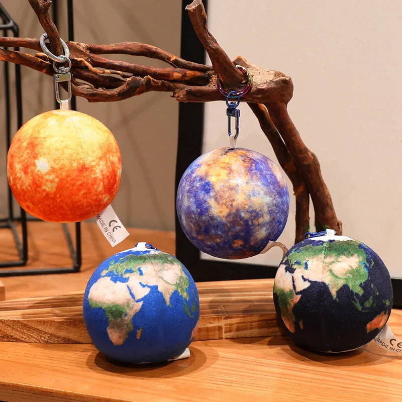 Micro Mercury Planet Plush Keychain