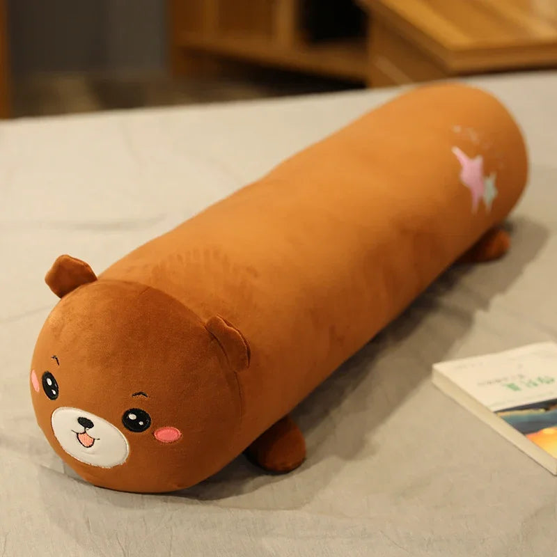 Bailey the Bear Animal Rollie Body Pillow Case