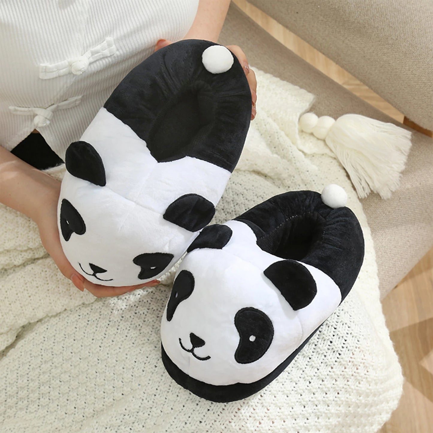 Panda Plush Slippers