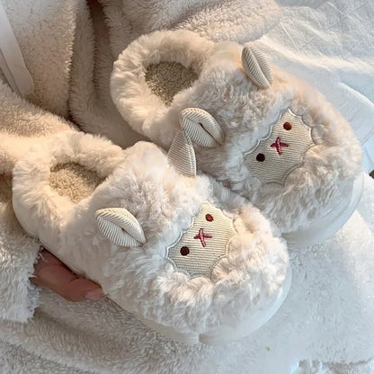 Sheep Plush Slippers