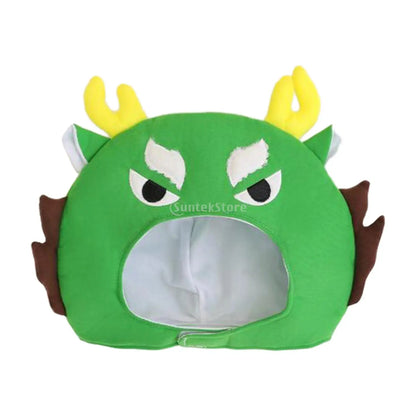 Green Monster Plush Costume Hat
