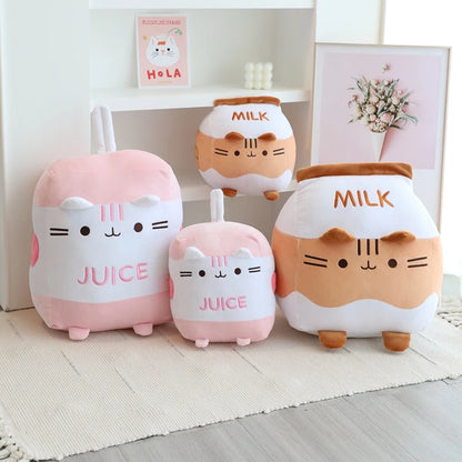 Milk Bottle Cat Plush