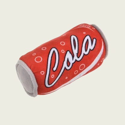 Cola Soda Dog Squeaker Plush Toy