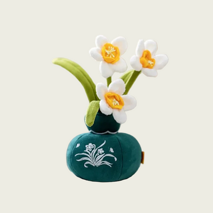 Daisy in Teal Vase