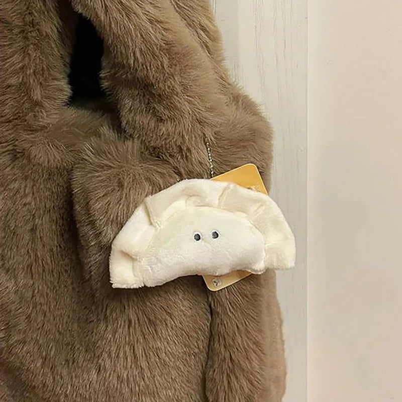 Dumpling Plushie Keychain