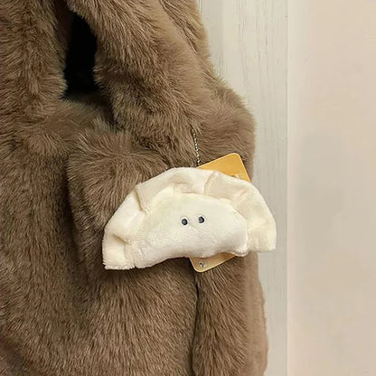 Dumpling Plushie Keychain