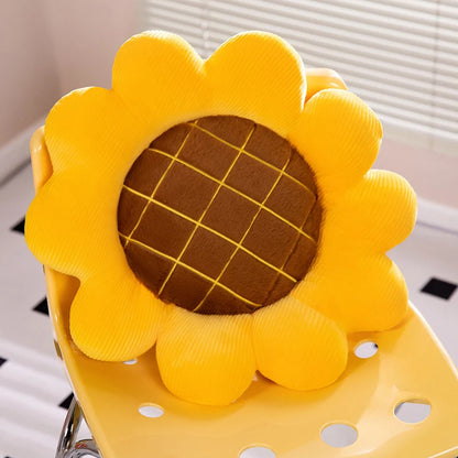 Sunflower Plush Pillow Cushion