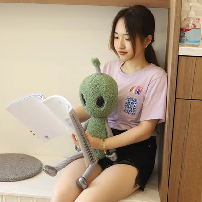 Green Alien Plushie Doll