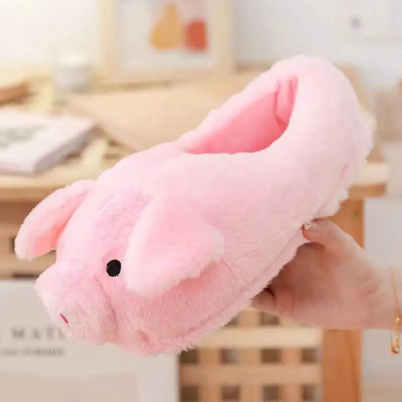 Pig Plush Slippers