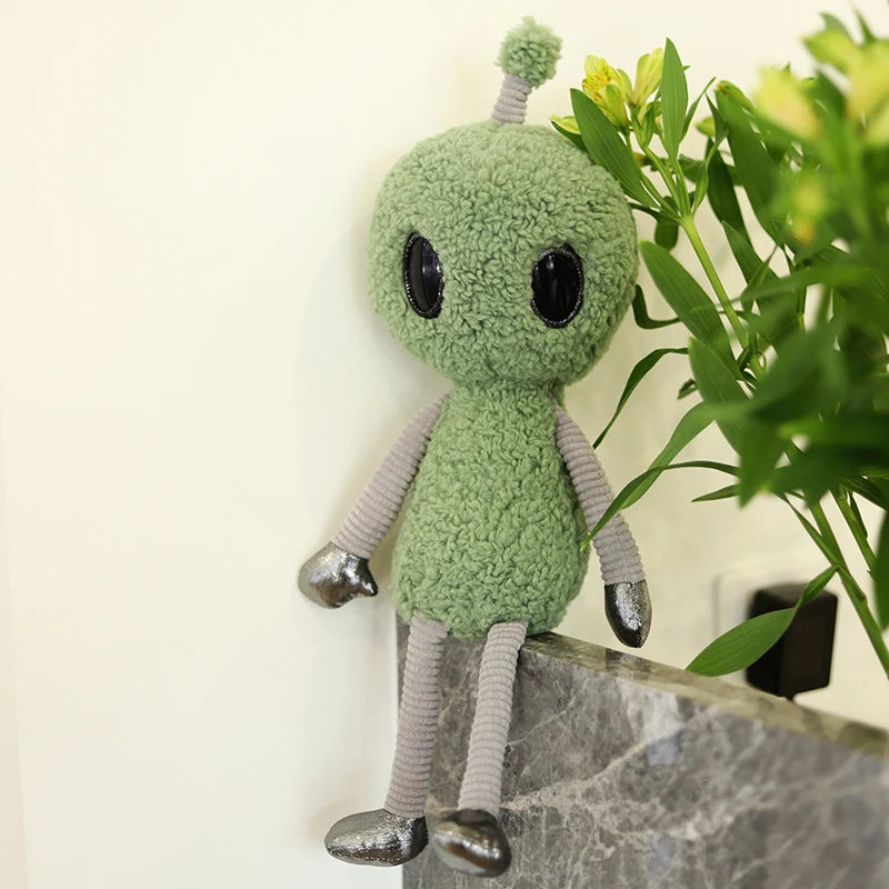 Green Alien Plushie Doll